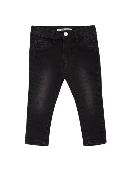 Guess Gris Délavé Moyen Sur Jean Skinny Noir à Paillettes (0-24m)