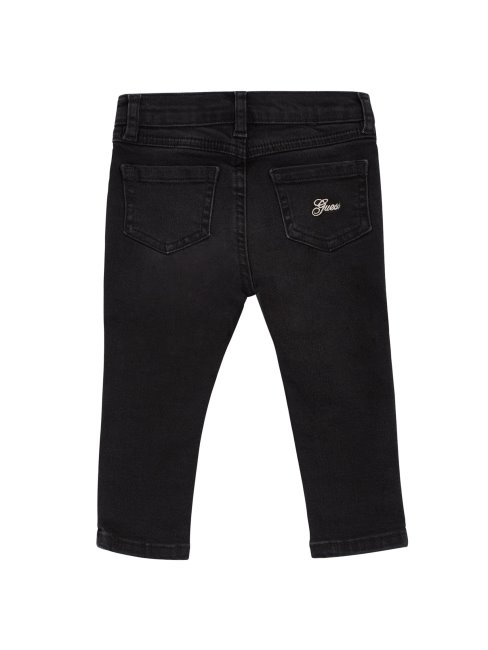Guess Gris Délavé Moyen Sur Jean Skinny Noir à Paillettes (0-24m)