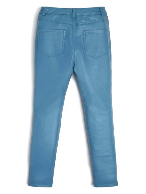 Pantalon En Cuir Minimal Similaire Bleu Cyclone (7-14) Guess