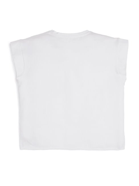 Tee Shirt Court Logo Guess True Blanc (7-14)