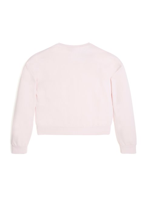 Sweat Guess Eco Baby Terry Logo (7-16) Pêche Creme