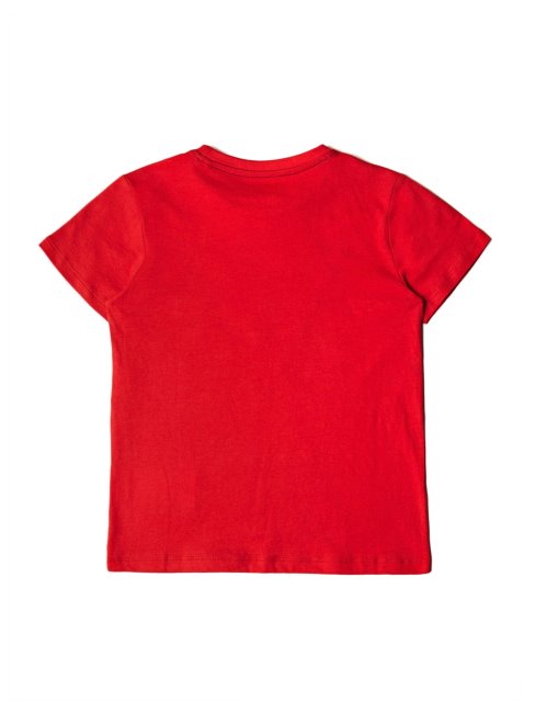 T-shirt à Logo Guess Pour Enfants (7-14) Rouge Chaud