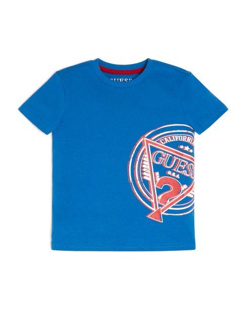 T-shirt à Logo Délavé (2-7) Guess Bleu Daphné