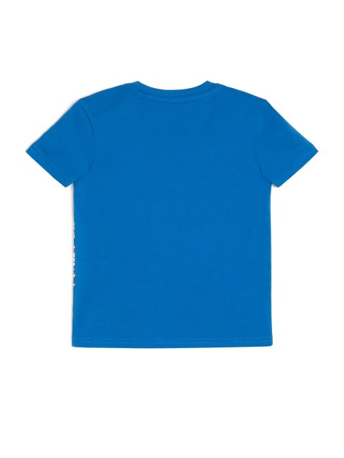 T-shirt à Logo Délavé (2-7) Guess Bleu Daphné