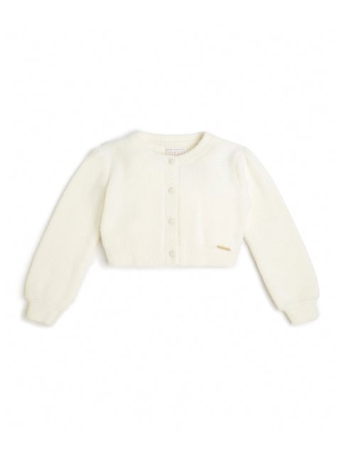 Guess Cardigan En Fourrure Blanc Salé (3m-7)