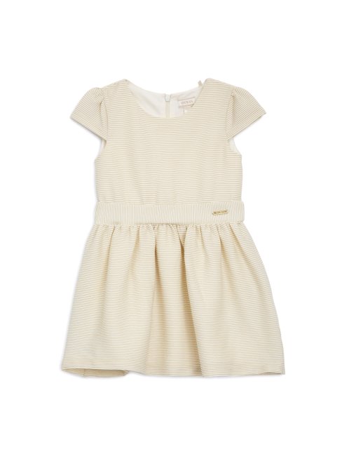 Robe Guess Chatoyante (2-7) Crème Lurex Ou Blanc