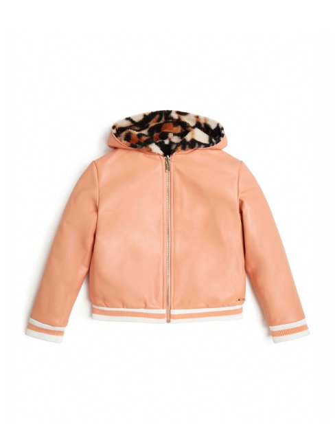 Blouson D'aviateur Réversible Guess Imprimé Papillons (7-16)