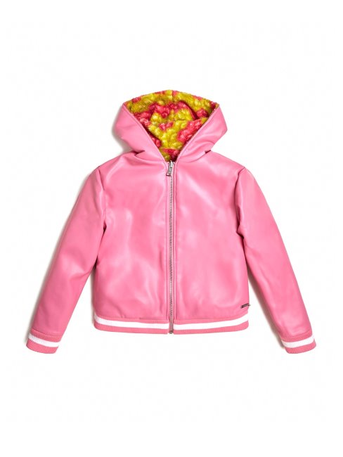 Guess Pinaple Jaune/porteño P Robe De Vol Reversible (7-16)