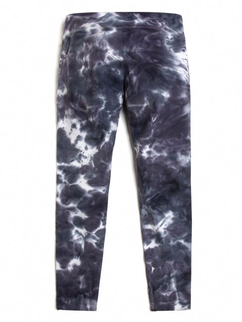 Guess Thunderstorm Legging Tie-dye En Microfibre Tie-dye Noir (4-14)