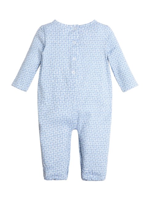 Body Blanc Imprimé Logo G Sur L'ensemble (0-12m) Guess