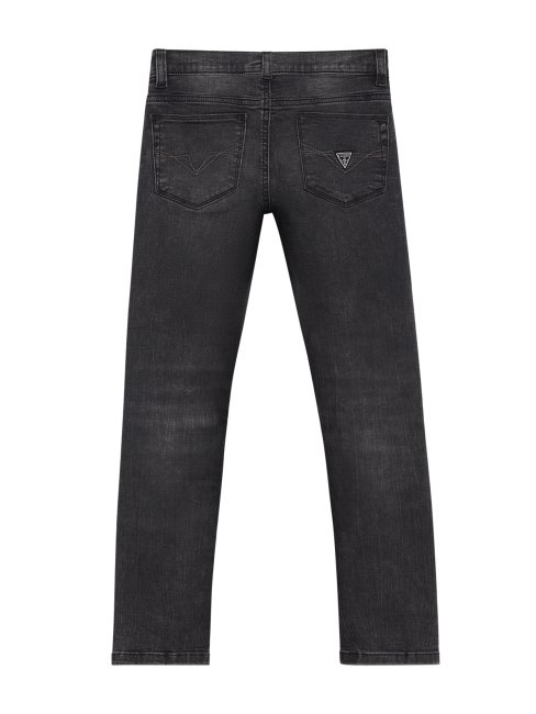 Jean Eco Slim (7-16) Junior Garçon Noir Guess Délavé
