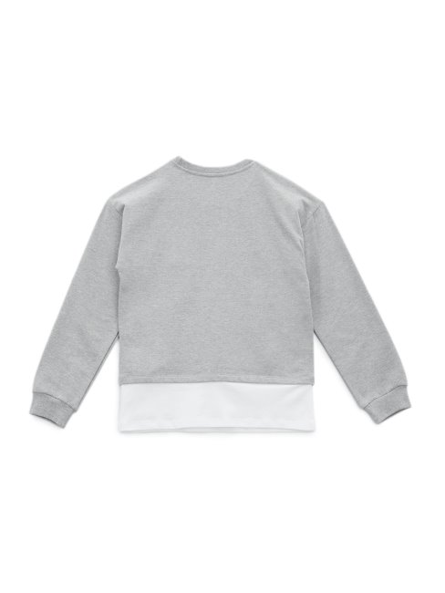 Pull à Superpositions Guess (7-14) Gris Chiné Clair