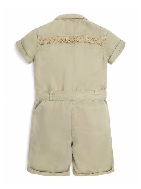 Barboteuse Guess éco Bordure Dentelle (7-14) Matcha Clair