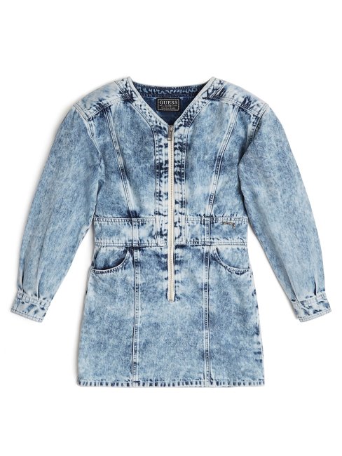 Robe Kimono En Jean Guess (7-14) Bleu Délavé Bleu Délavé