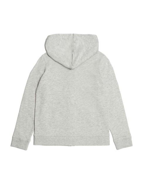 Sweat à Capuche Zippé Polaire (7-14) Guess Gris