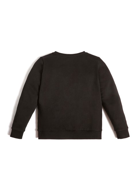 Pull Noir Jet Guess Eco Core Logo (7-14)
