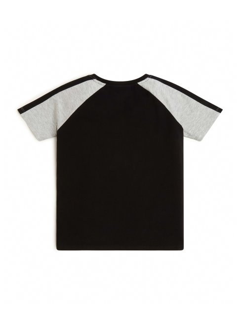 T-shirt à Logo à Couleurs Contrastées Noir Jais De Guess (4-14)