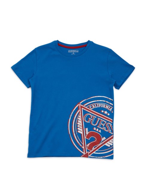 T-shirt Bleu Daphné à Logo écologique Guess (7-14)