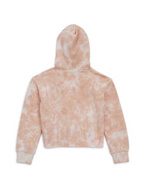 Guess Sweat à Capuche Pêche Crème Tie-dye (7-14)