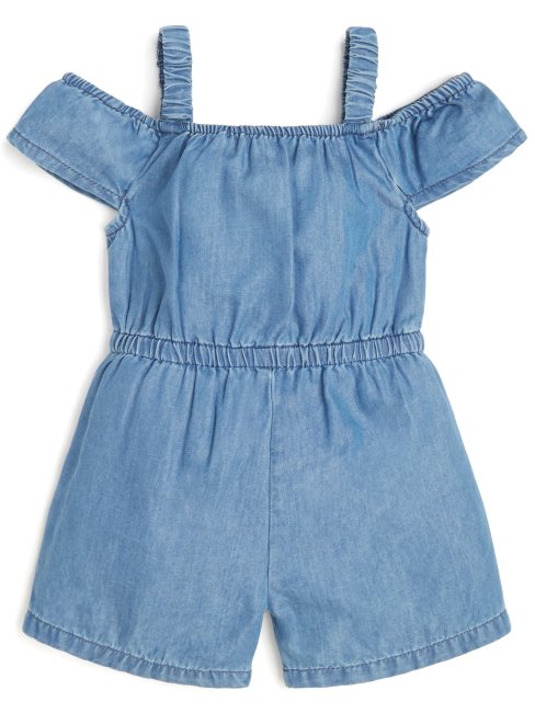Barboteuse En Jean (2-7) Heart Blue Medium Wash Guess