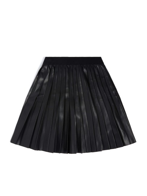 Jupe Simili Cuir (7-14) Guess Noir De Jais