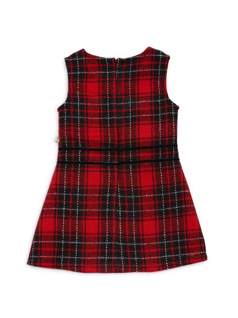 Robe à Carreaux Tartan Combo Rouge/noir (2-7) Guess