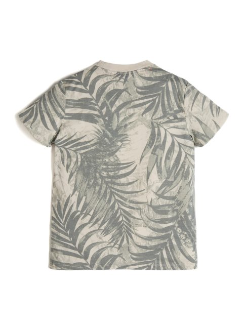 T-shirt Logo Imprimé Palmiers Flous (7-12) Guess