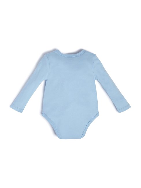 Body Eco Core Logo (3-12m) Guess Bleu Givré
