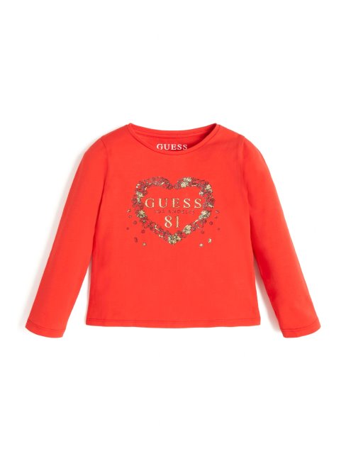 Tee Coeur Gemme (2-6) Devinette Rouge Nécessaire